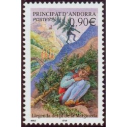 Timbre Andorre Français n°590