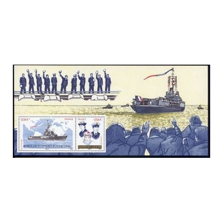 Blocs Souvenir - Souvenir Porte hélicoptères Jeanne d'arc YT N° 4423