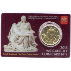Vatican Coin Card n°4 2013