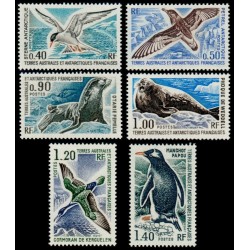 Timbres TAAF n°55 à 60