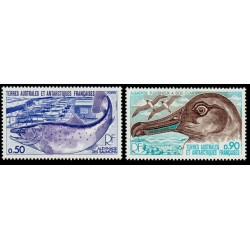 Timbres TAAF n°71 et 72