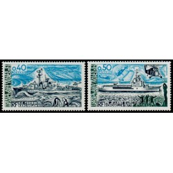 Timbres TAAF n°74 et 75