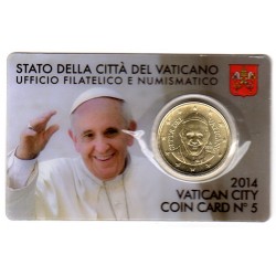 Vatican Coin Card n°5 2014