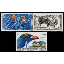 Timbres TAAF n°122 à 124