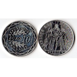 10 Euros Argent Hercule...