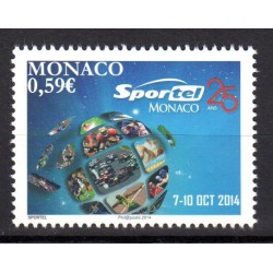 Timbre Monaco n°2943 25ème...