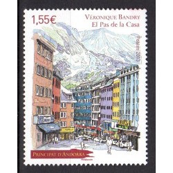 Timbre Andorre Français n°746