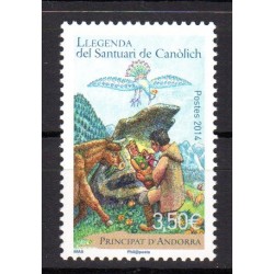 Timbre Andorre Français n°748