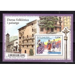 Timbre Andorre Français n°757