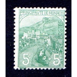 Timbre Monaco n°28 Au...