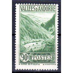 Timbre Andorre n°73 Paysage...