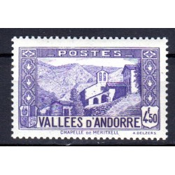 Timbre Andorre n°90 Paysage...