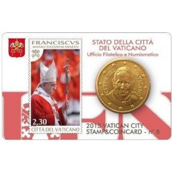 Stamp and Coin Card Vatican...