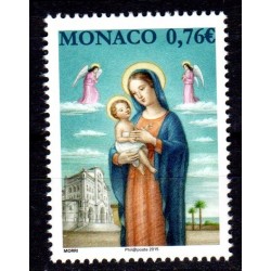 Timbre Monaco n°3005 Noel