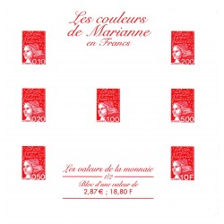 Gravures des 7 timbres "Les...