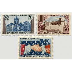 Timbre France N°1221 à 1223...