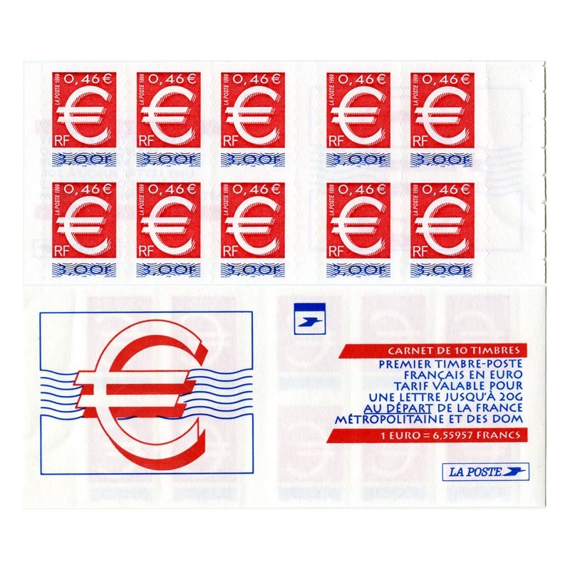 Carnet Commémoratif BC3215A Le timbre Euro Timbres neufs